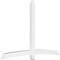 Ekena Millwork Bellingham Architectural Grade PVC Gable Bracket, 108"W x 72"H x 4"D x 6"F, 16/12 Pitch GBP108X72X0406BEL00 - alternate 1